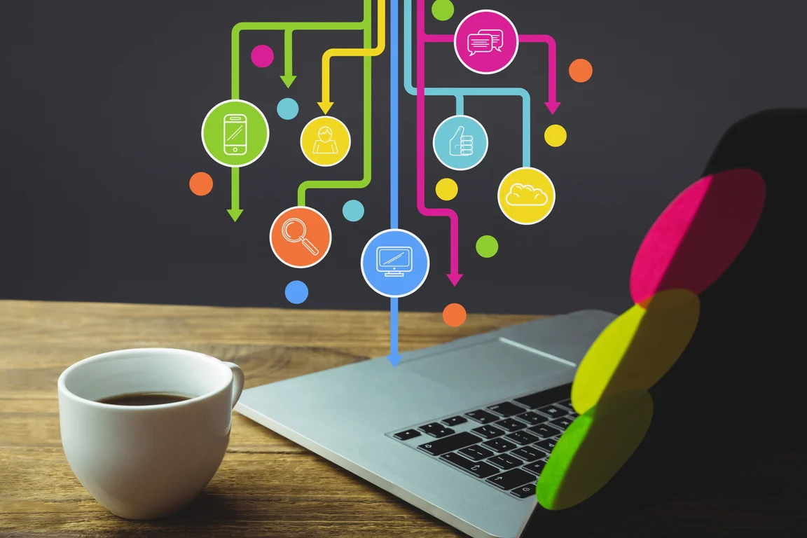 A scalable marketing asset system organizing campaign graphics, social templates, email designs, presentations, advertisements, and event materials