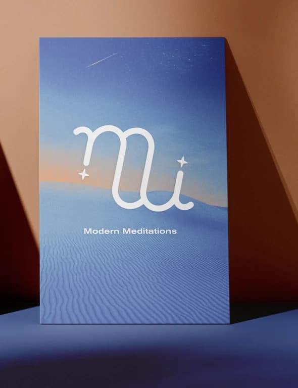 Modern Meditations Business Card